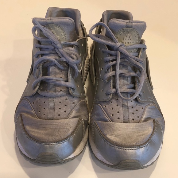 Nike Shoes - Silver Huarache Sneakers